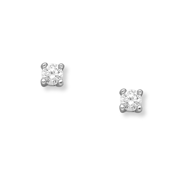 My Unique Style Oorknopjes CZ 2mm - 925 zilver