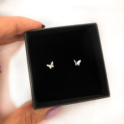 My Unique Style Oorknopjes vlinder - 925 zilver