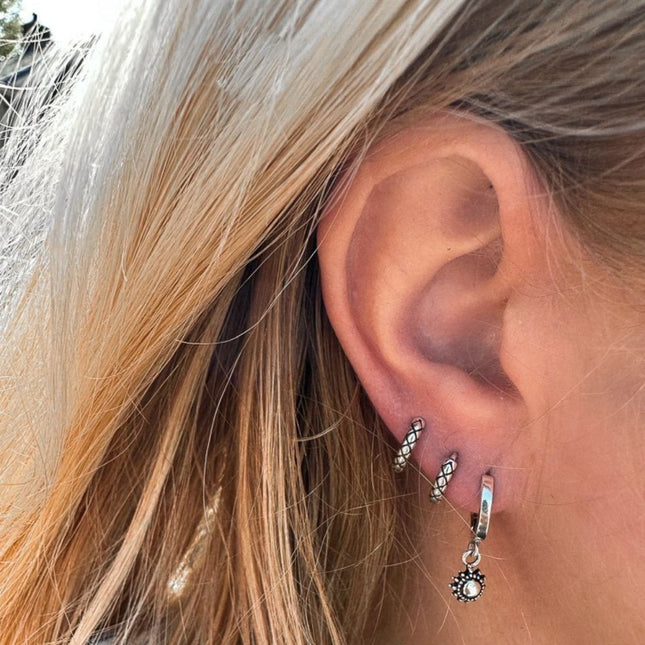 My Unique Style Oorringen Boho Sun - 925 zilver