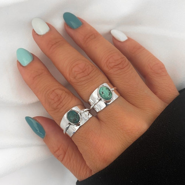 My Unique Style Percy Turquoise ring - 925 zilver