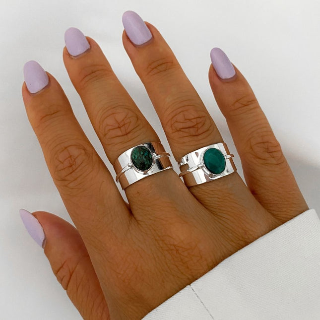 My Unique Style Percy Turquoise ring - 925 zilver