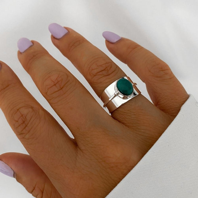 My Unique Style Percy Turquoise ring - 925 zilver