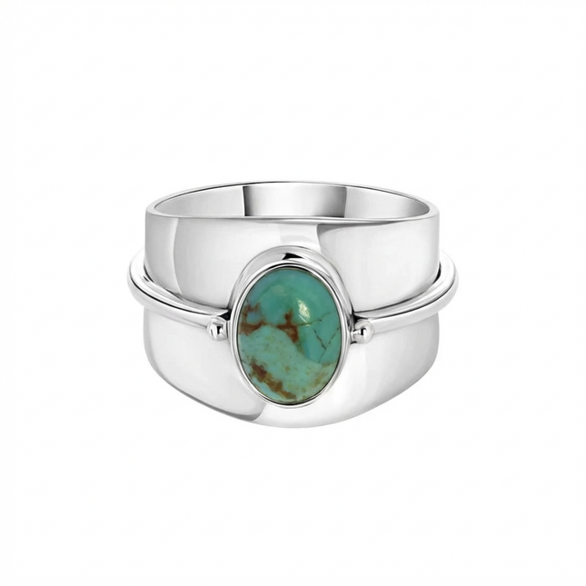 My Unique Style Percy Turquoise ring - 925 zilver