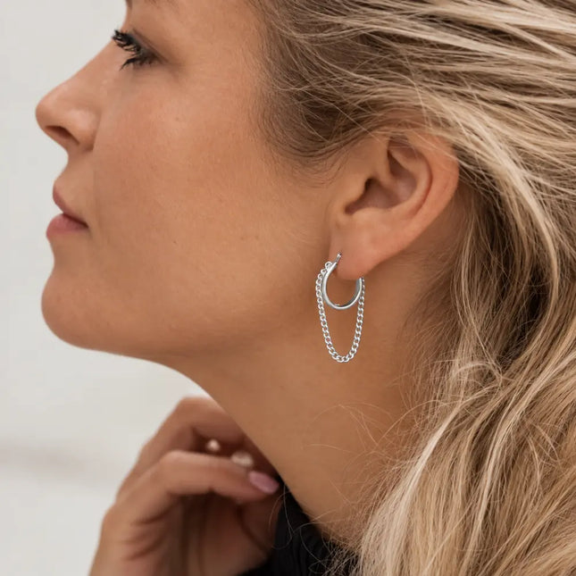 My Unique Style Rebel Hoops - 925 zilver