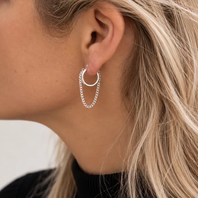 My Unique Style Rebel Hoops - 925 zilver