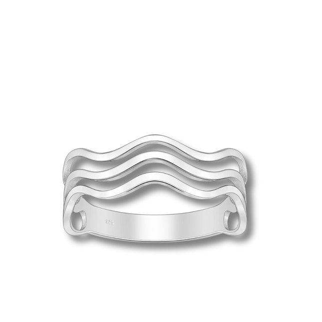 My Unique Style Ring Triple Wave - 925 zilver