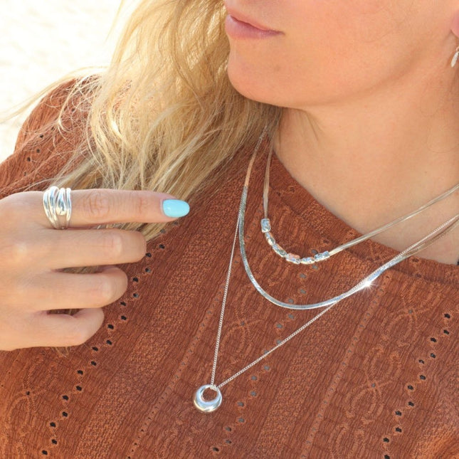 My Unique Style River Flow ketting - 925 zilver