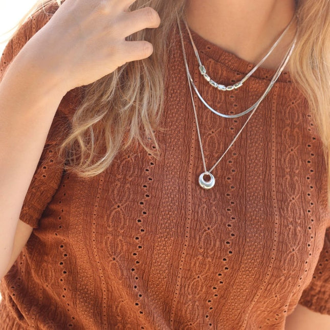 My Unique Style River Flow ketting - 925 zilver