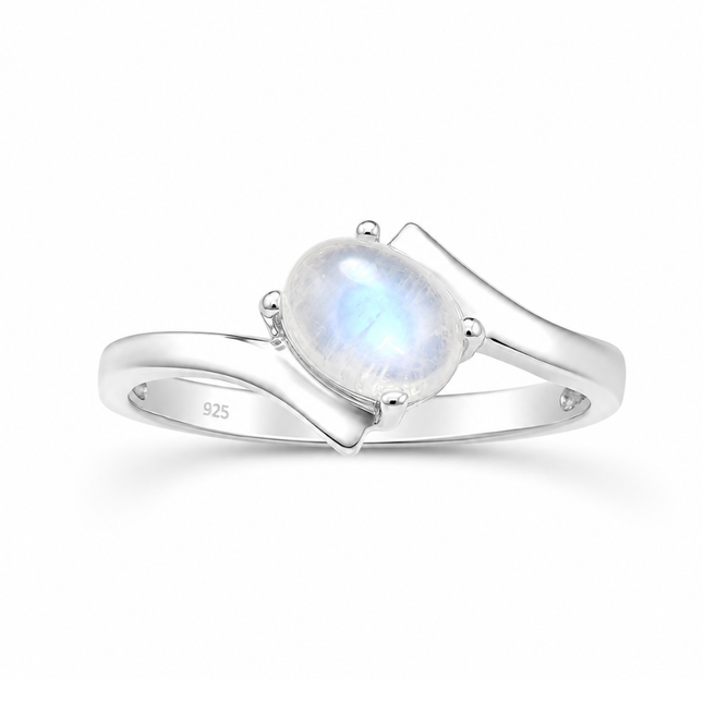 My Unique Style River Moonstone ring - 925 zilver