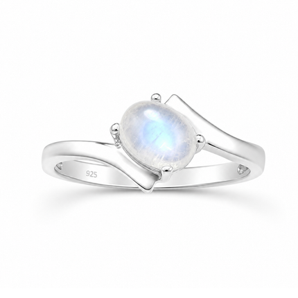 My Unique Style River Moonstone ring - 925 zilver