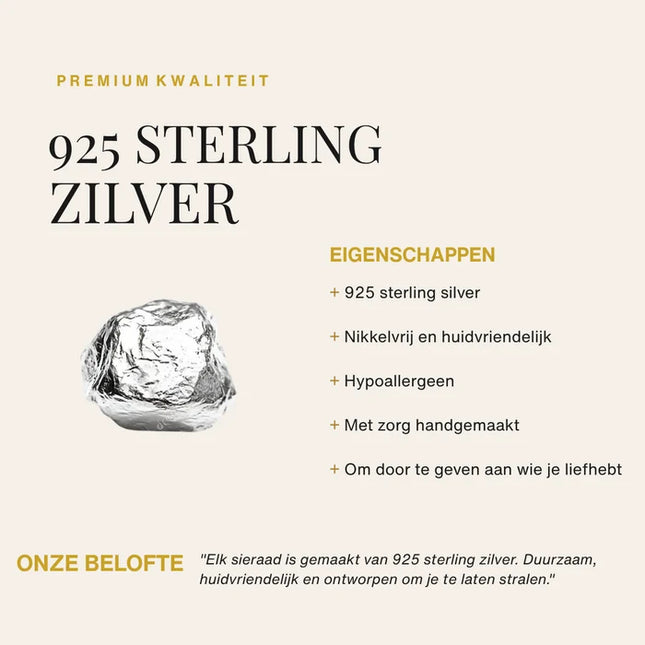 My Unique Style Rosequartz ring Zia - 925 zilver