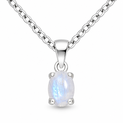 My Unique Style Selene Maansteen ketting - 925 zilver