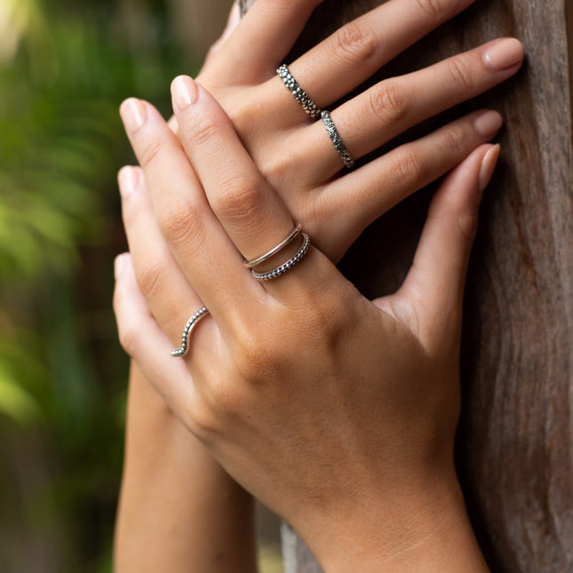 My Unique Style Setje Bali ringen - 925 zilver