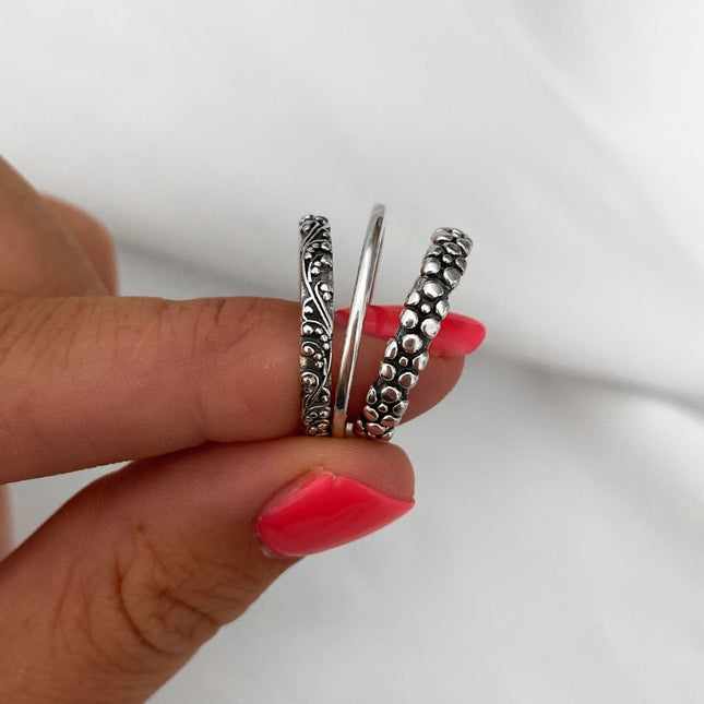 My Unique Style Setje Bali ringen - 925 zilver