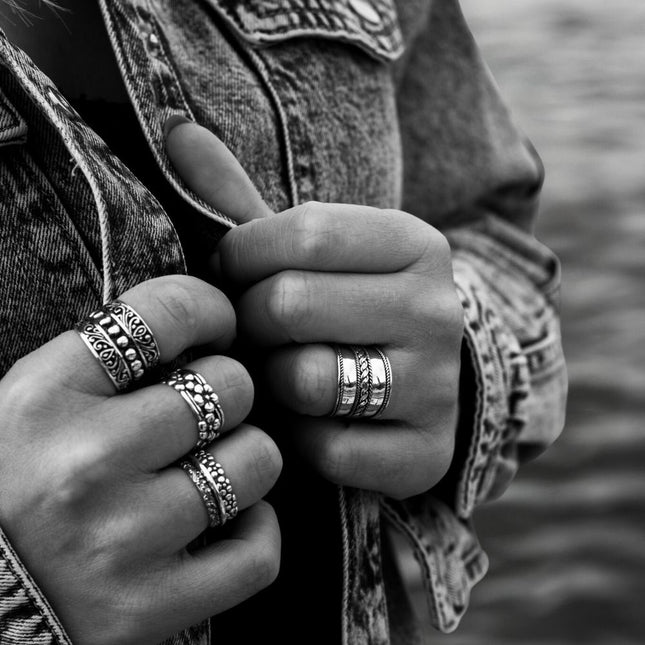 My Unique Style Setje Bali ringen - 925 zilver
