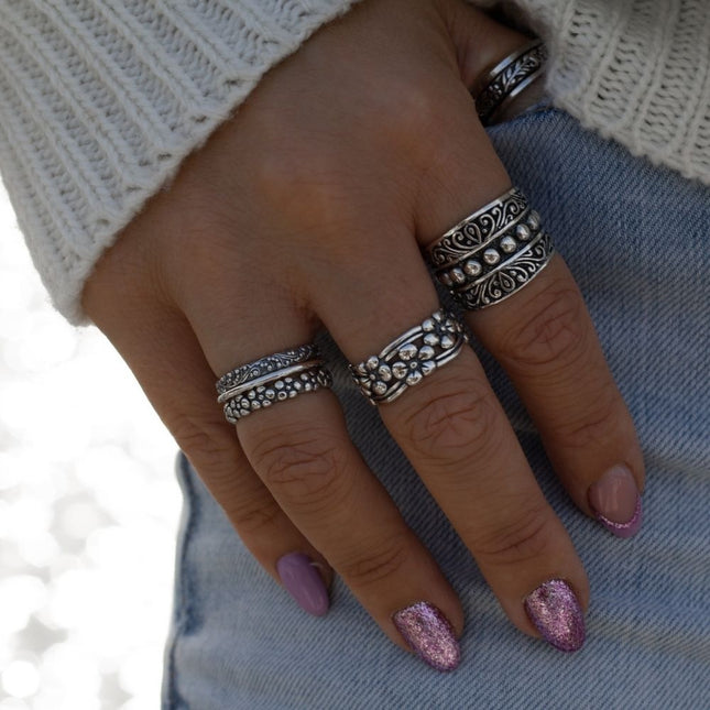 My Unique Style Setje Bali ringen - 925 zilver