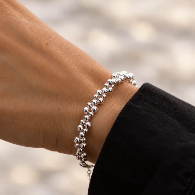 My Unique Style Silver Drops armband - 925 zilver