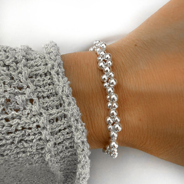 My Unique Style Silver Drops armband - 925 zilver