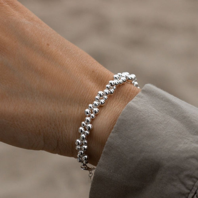 My Unique Style Silver Drops armband - 925 zilver