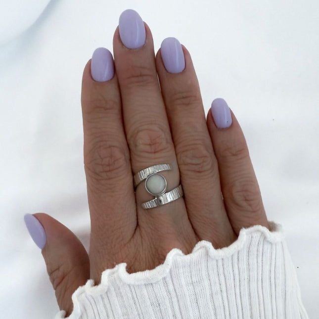 My Unique Style Soulfire Opal ring - 925 zilver