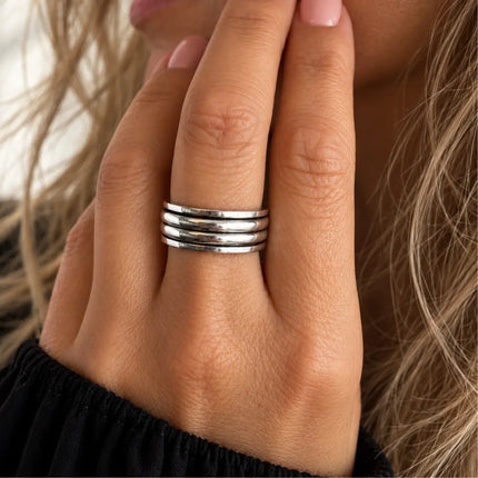 My Unique Style Spinner ring Talia - 925 zilver