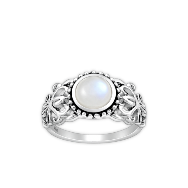 My Unique Style Spirx ring Moonstone - 925 zilver