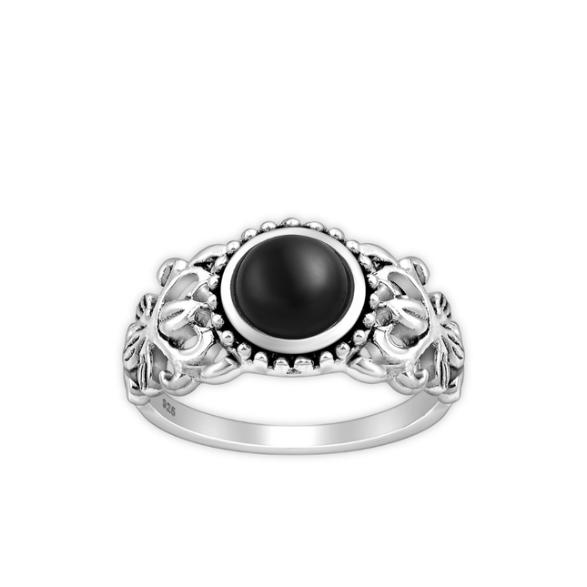 My Unique Style Spirx ring Onyx - 925 zilver