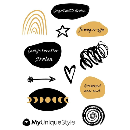 My Unique Style Stickervel