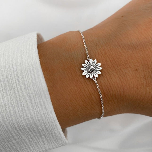 My Unique Style Sunflower armband - 925 zilver