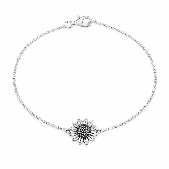 My Unique Style Sunflower armband - 925 zilver
