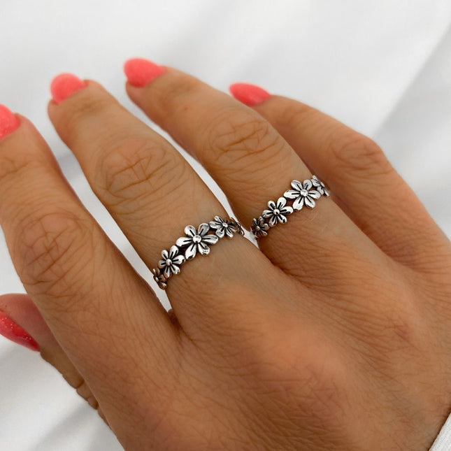 My Unique Style Sweet Flower ring - 925 zilver