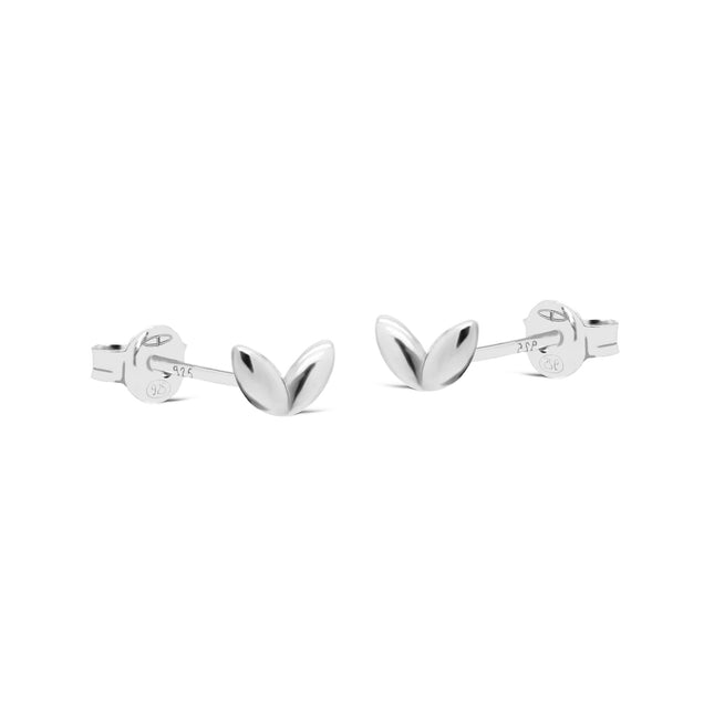 My Unique Style Tiny Leaf oorknopjes - 925 zilver