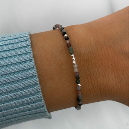 My Unique Style Toermalijn edelsteen armband Donya - 925 zilver