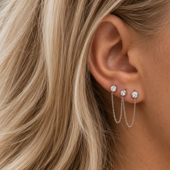 My Unique Style Trio studs - 925 zilver