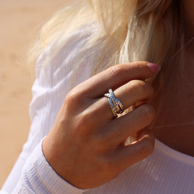 My Unique Style Triple band ring - 925 zilver