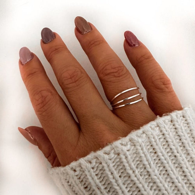 My Unique Style Triple Layer ring - 925 zilver