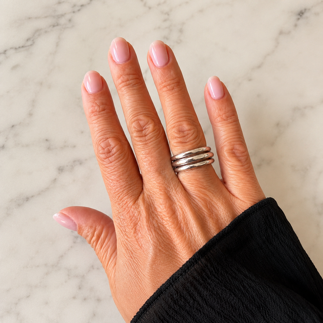 My Unique Style Triple line ring - maat 17.5