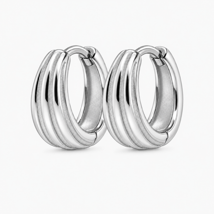 My Unique Style Wave huggie oorring - 925 zilver