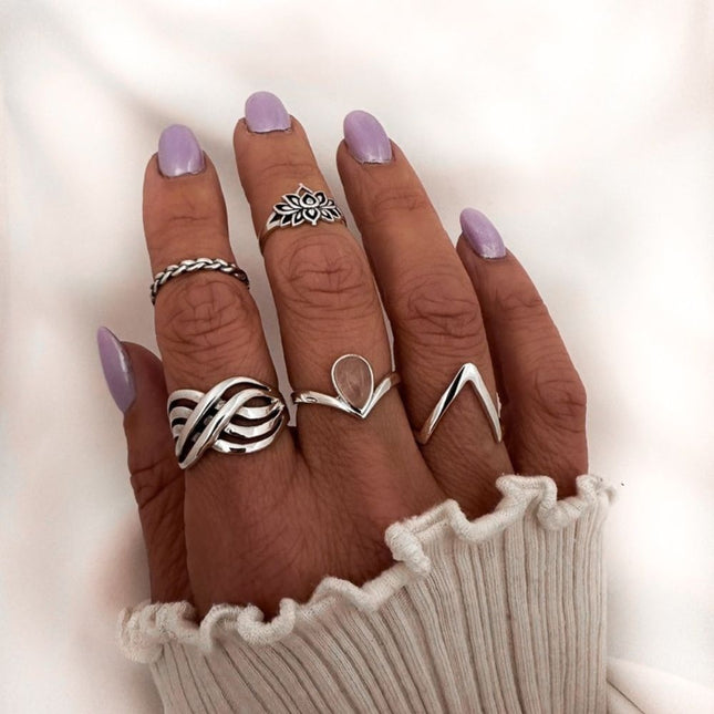 My Unique Style Weave ring - 925 zilver