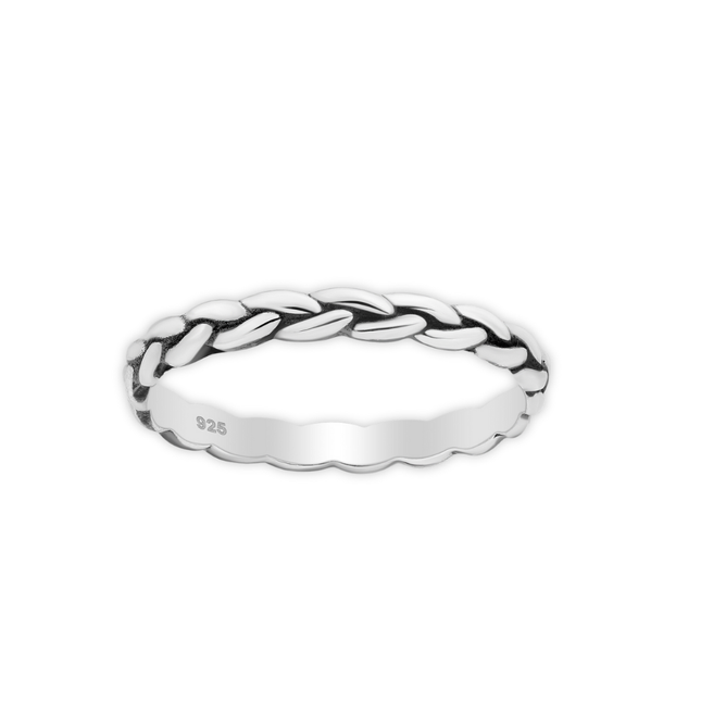My Unique Style Weave ring - 925 zilver