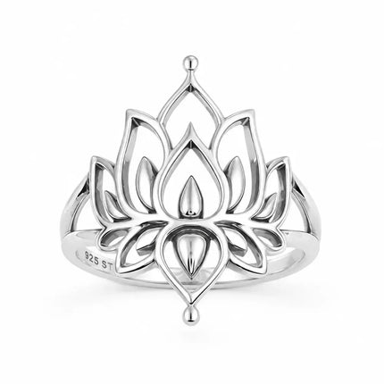My Unique Style White Lotus ring - 925 zilver