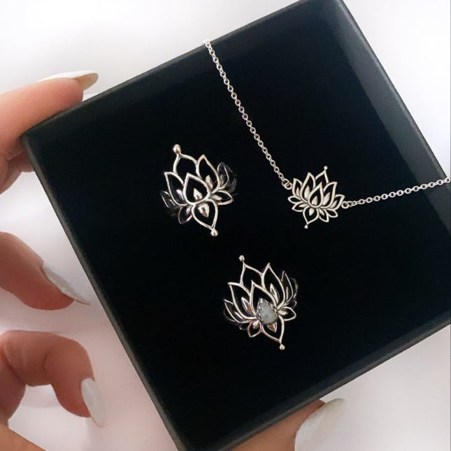 My Unique Style White Lotus ring - 925 zilver
