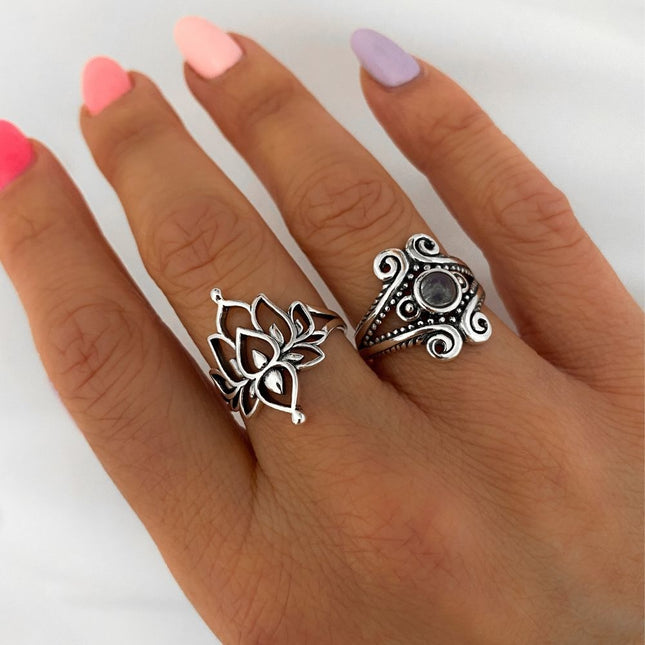 My Unique Style White Lotus ring - 925 zilver
