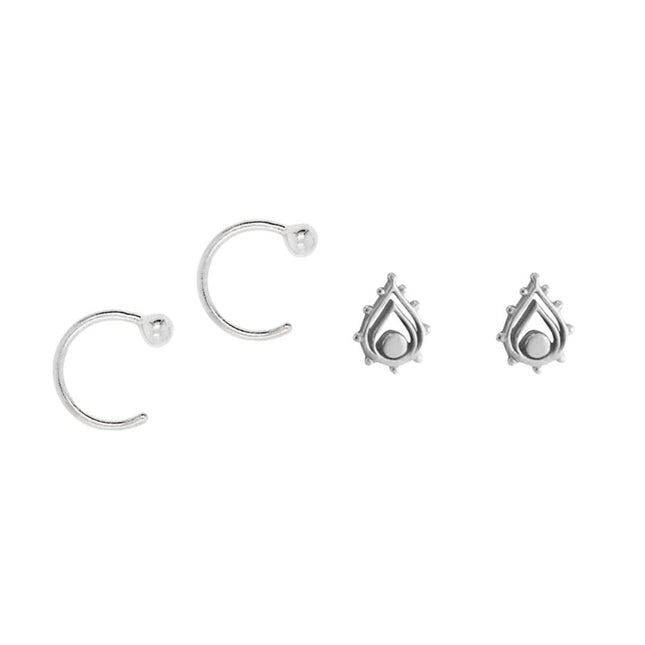 My Unique Style Zilveren Oorbellenset Boho Chic - 925 zilver