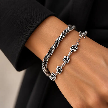 Boho armband Twista - 925 zilver