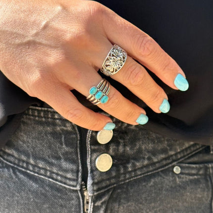 Ring Seda Turquoise - 925 zilver