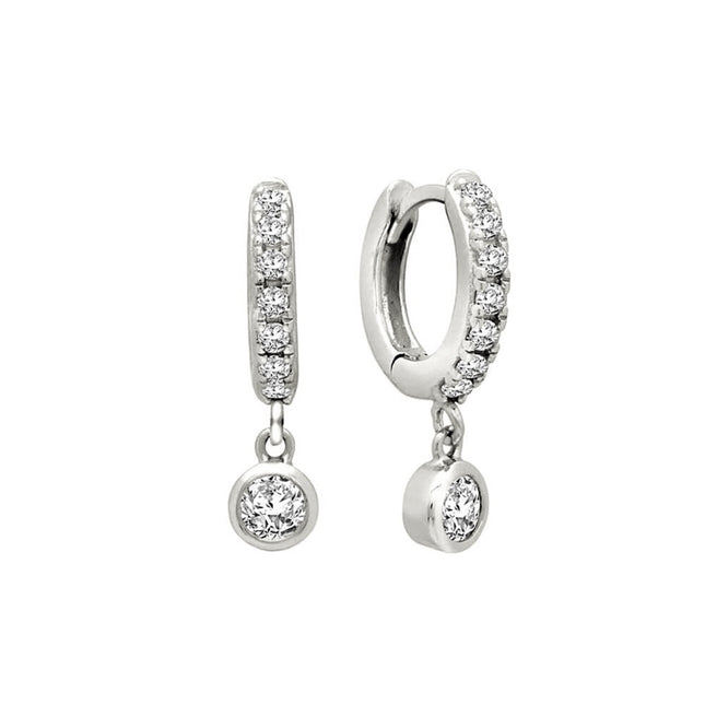 Sparkly drop earrings