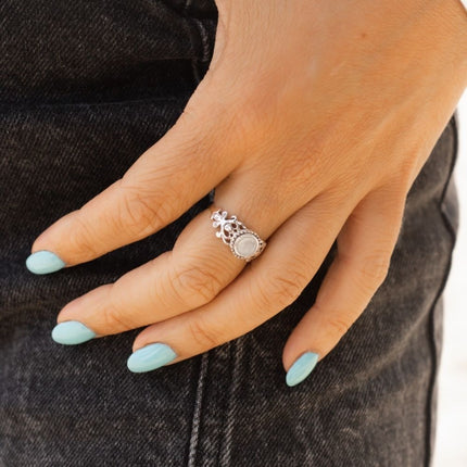 Spirx ring Moonstone - 925 zilver