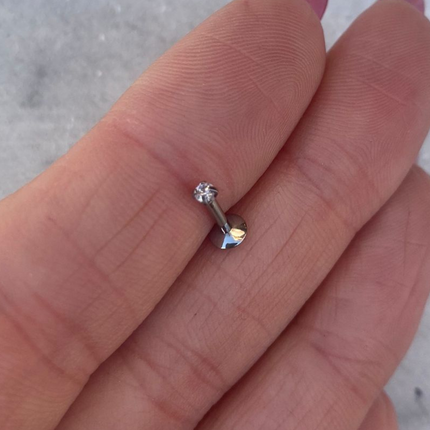 Zirconia Piercing - 925 zilver